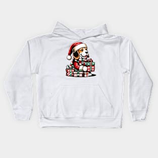 Beagle Dogs Christmas Gifts Kids Hoodie